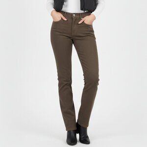 Giorgio Armani Jeans Brown High Waist Straight Leg Jeans 34